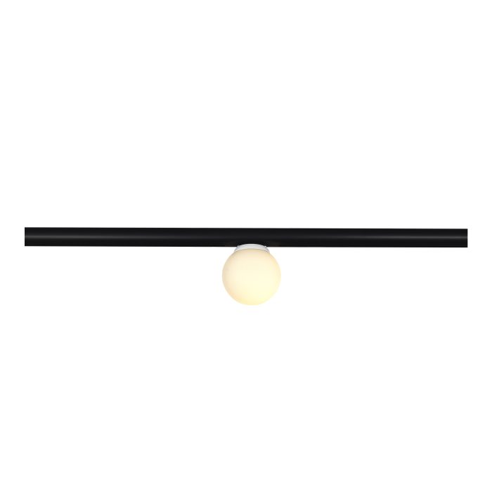 Магнитный трековый светильник Белый LED 1x3W 3000K Lm Ra>80 360° IP20 D60xH- 24V SUPER5