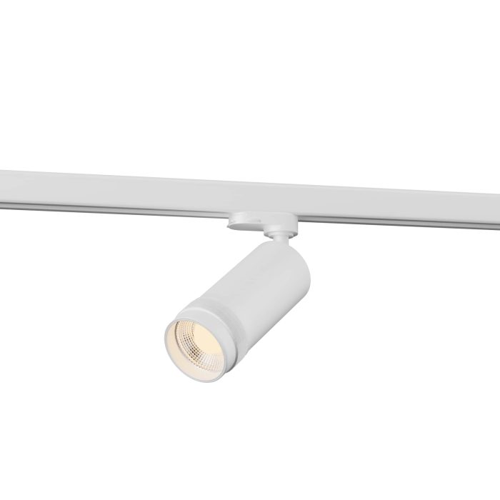 Св-к трек. Zoom Белый LED 1x20W 3000K 1 800Lm Ra 10-55° IP20 D65xH145 220V TRACE