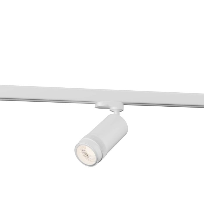Св-к трек. Zoom Белый LED 1x10W 4000K 900Lm Ra 10-55° IP20 D55xH125 220V TRACE