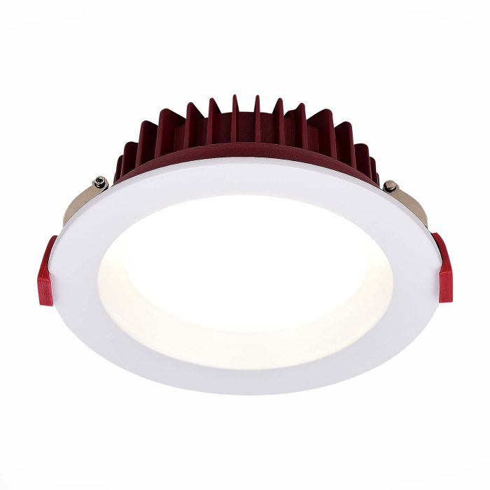 Св-к встр. Белый LED 1x7W 3000K 560Lm Ra80 100° IP44 D115xH47 100-240V Встраиваемые светильники