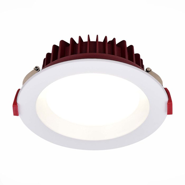 Св-к встр. Белый LED 1x18W 4000K 1 440Lm Ra80 100° IP44 D140xH52 100-240V Встраиваемые светильники