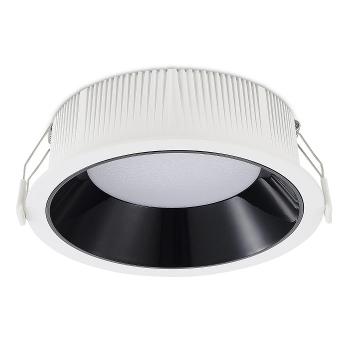 Св-к встр. Черный LED 1x18W 3000K 1 620Lm Ra80 120° IP20 D160xH60 100-240V Встраиваемые светильники