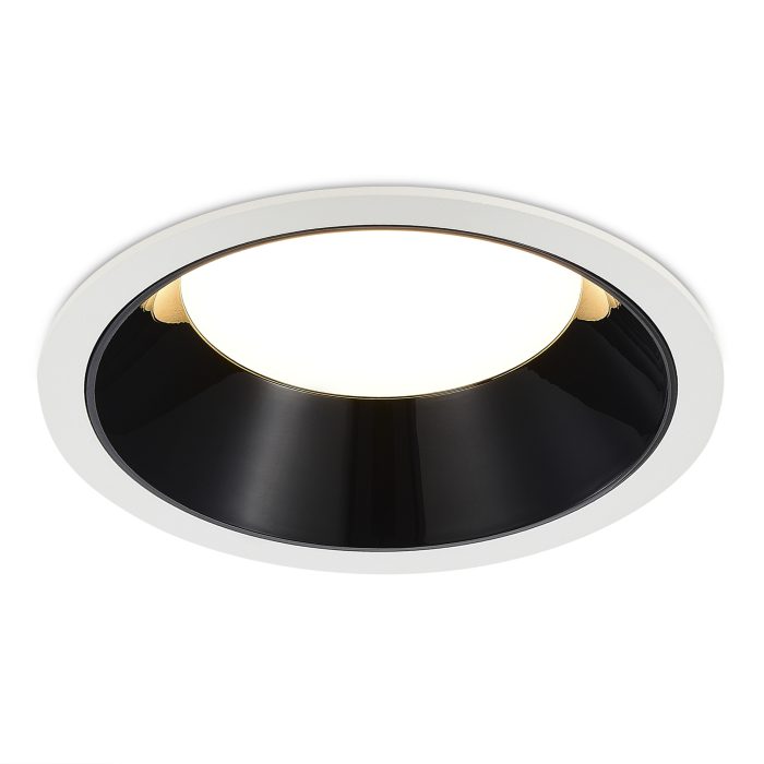 Св-к встр. Черный LED 1x18W 4000K 1 620Lm Ra80 120° IP20 D160xH60 100-240V Встраиваемые светильники
