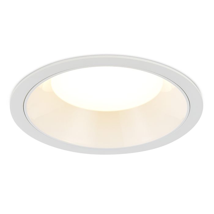 Св-к встр. Белый LED 1x18W 3000K 1 620Lm Ra80 120° IP20 D160xH60 100-240V Встраиваемые светильники