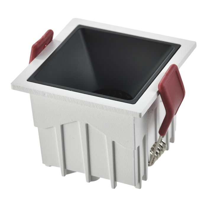 Св-к встр. Белый LED 1x10W 4000К Ra>90 700Lm 60° IP20 L65xW65xH52 85-265V Встраиваемые светильники