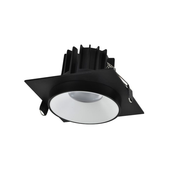 Св-к встр. Черный, Белый LED 1x10W 3000K 700Lm Ra>90 36° IP44 D79xH61 85-265V Встраиваемые светильники
