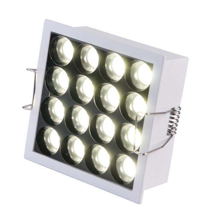 Св-к встр. белый LED 1x14W 3000K 1 350Lm Ra95 36° IP20 L90xW90xH36 170-240V Встраиваемые светильники