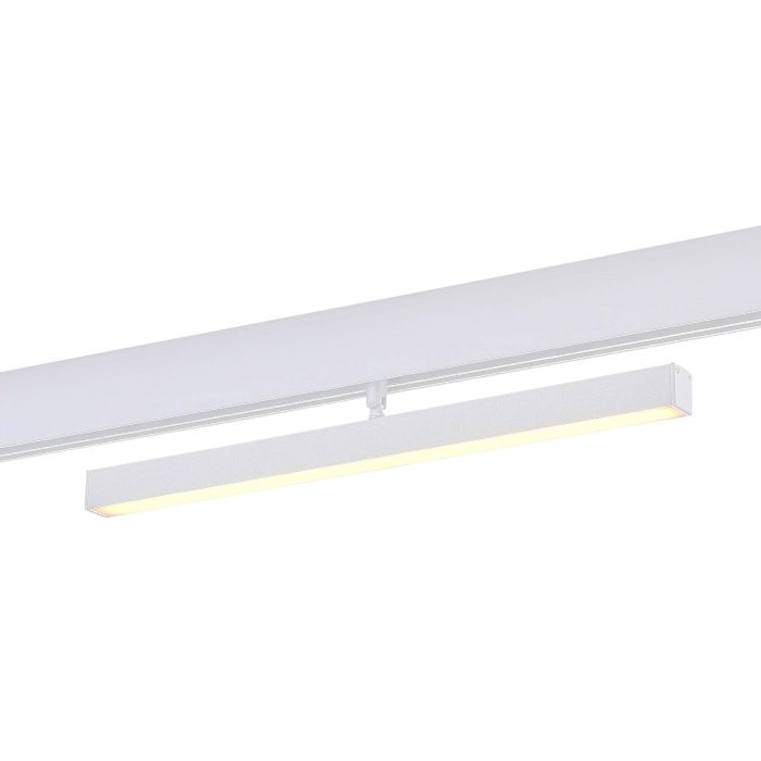 Магнитный трековый светильник Белый LED 1x12W 3000K 900Lm Ra>90 120° IP20 L405xW22, 5xH9 SKYLINE 48