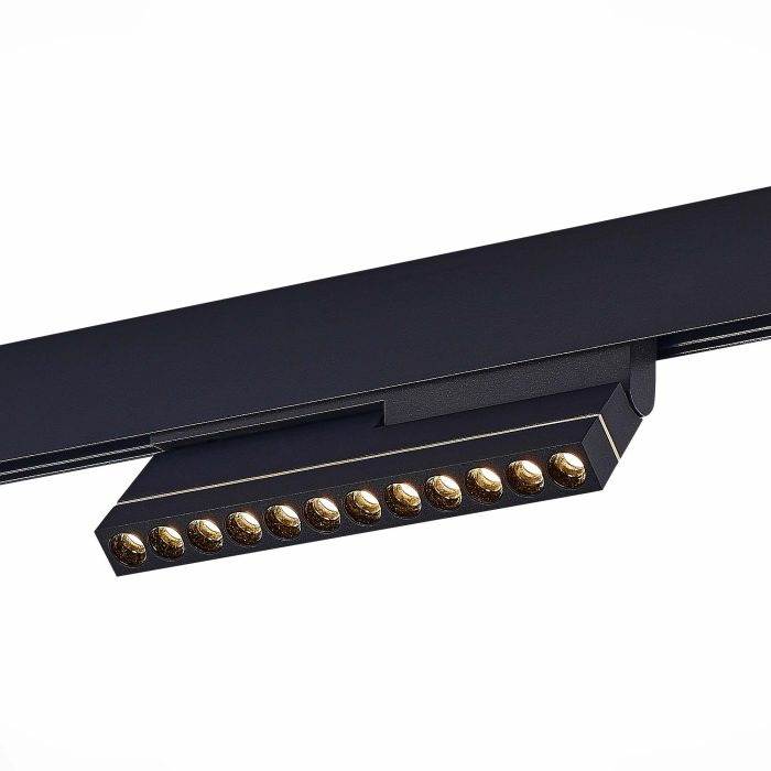 Магнитный трековый светильник Черный LED 1x12W 3000K 450Lm Ra>90 36° IP20 L220xW22xH117 SKYLINE 48