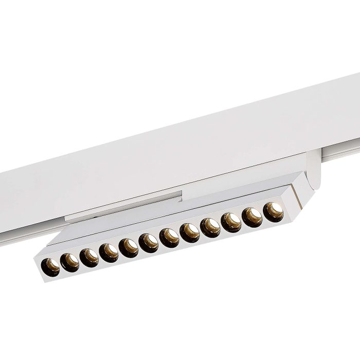 Магнитный трековый светильник Белый LED 1x12W 3000K 450Lm Ra>90 36° IP20 L220xW22xH117 SKYLINE 48