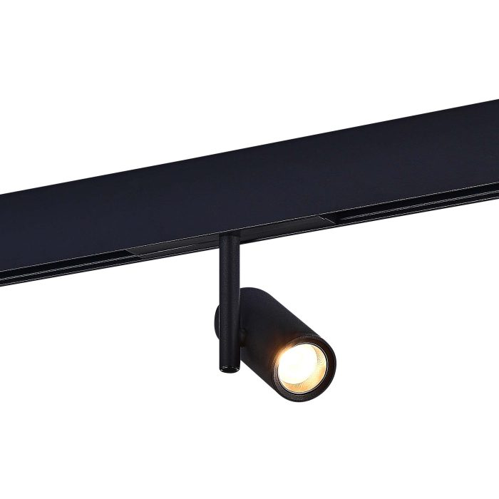 Магнитный трековый светильник Черный LED 1x8W 4000K 600Lm Ra>90 36° IP20 D42xH135 48VV SKYLINE 48