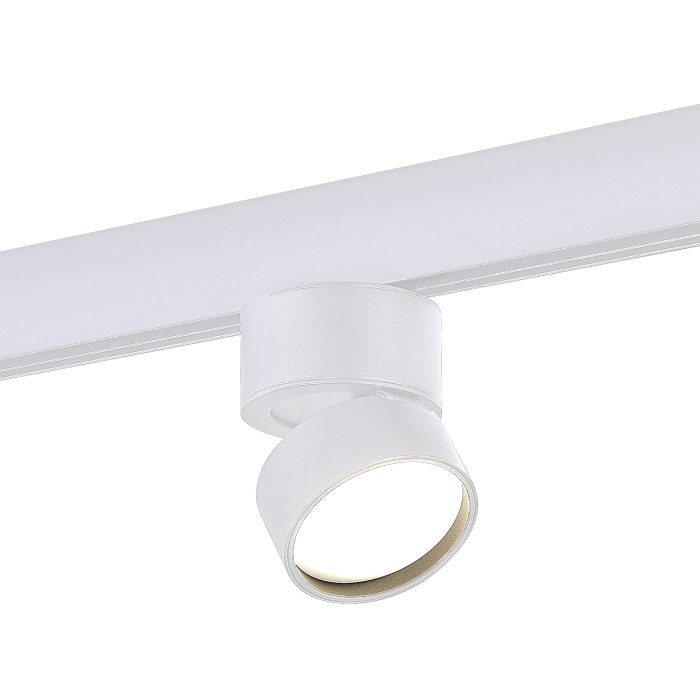 Магнитный трековый светильник Белый LED 1x9W 4000K 700Lm Ra>90 120° IP20 D85xH126 48V SKYLINE 48