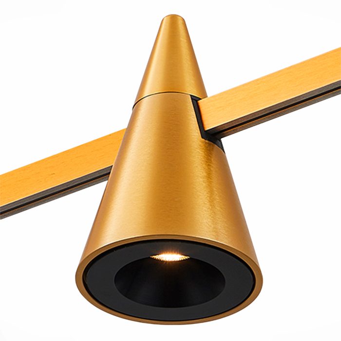 Магнитный трековый светильник FARM Золотистый LED 1x5W 3000K 272Lm Ra90 60 IP20 D70xH11 FARM