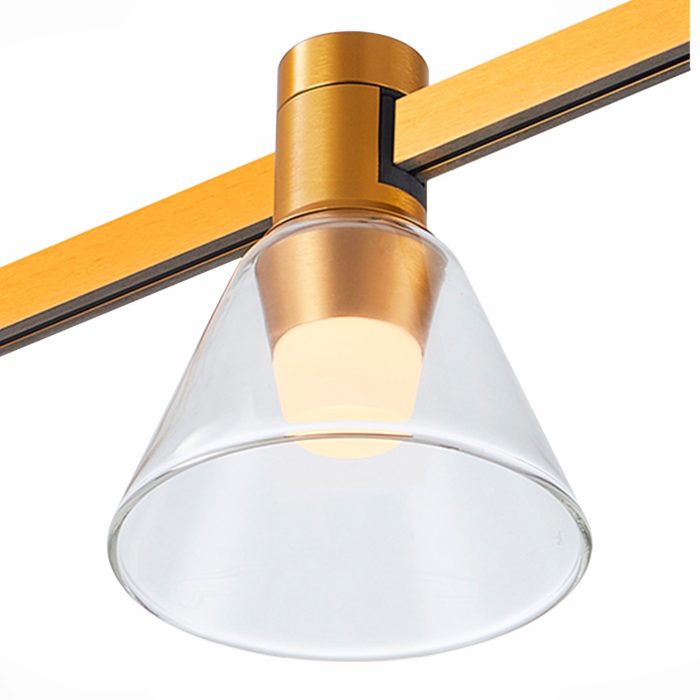 Магнитный трековый светильник FARM Золотистый LED 1x3W 4000K 89Lm Ra90 120 IP20 D90xH1 FARM