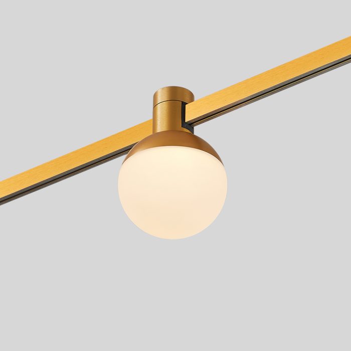 Магнитный трековый светильник FARM Золотистый LED 1x5W 3000K 213Lm 120 IP20 D75xH10 FARM