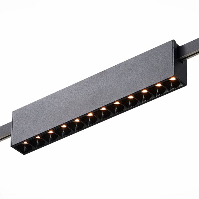 Магнитный трековый светильник FARM Черный LED 1x12W 4000K 706Lm Ra90 40 IP20 L232xW24x FARM