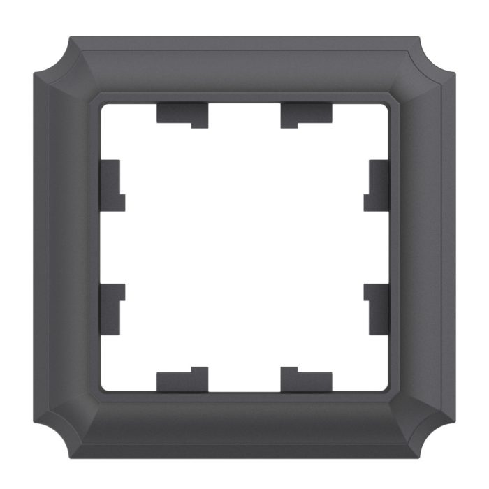 AtlasDesign antique 1-постовая рамка, базальт