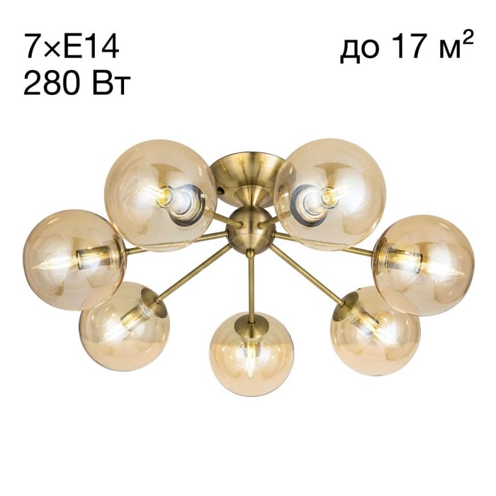 Потолочная люстра Citilux Томми CL102173 Бронза