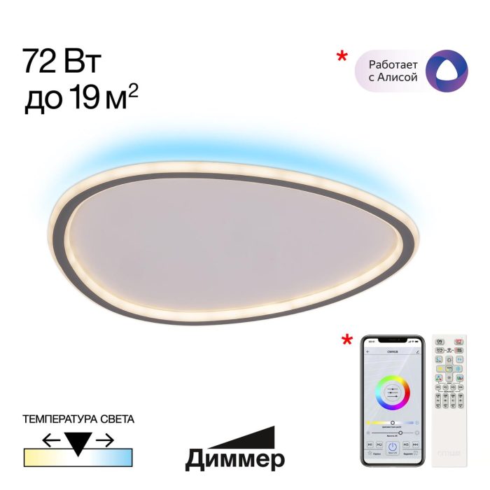 Потолочная люстра Citilux ТRIO CL215B251E Черный
