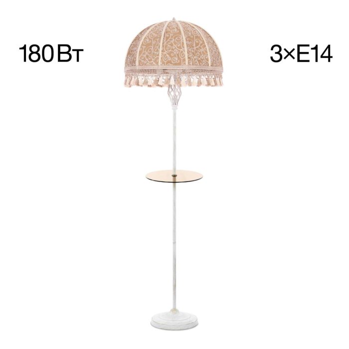 Торшер Citilux Базель CL407925T Белый с золотом