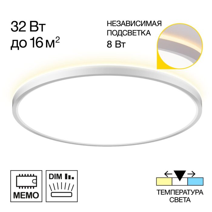 Встраиваемый светильник Citilux NORMA CL748400 Белый