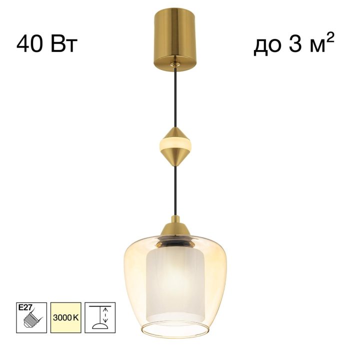 Подвесной светильник Citilux NORT CL475021 Бронза