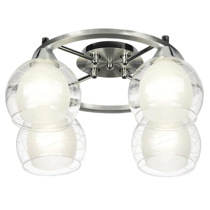 Потолочная люстра Citilux Буги CL157142 Хром
