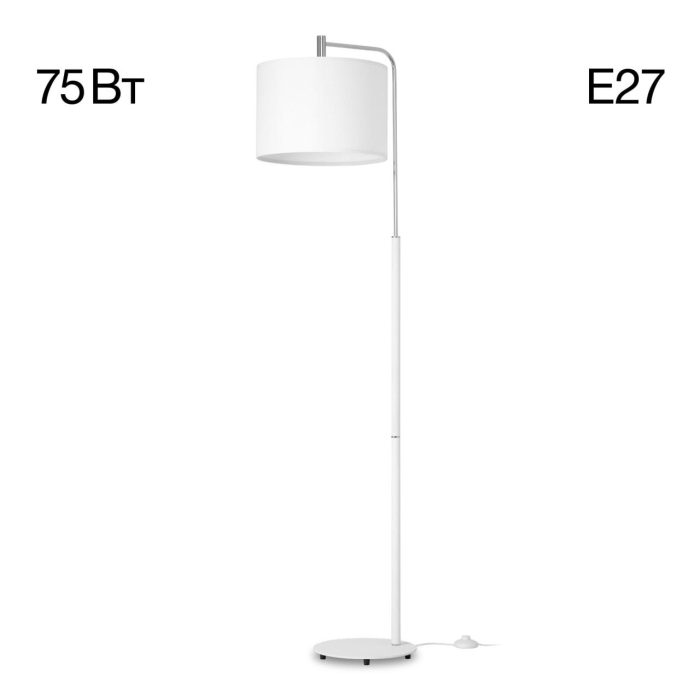 Торшер Citilux Тевин CL806030 Белый, Хром