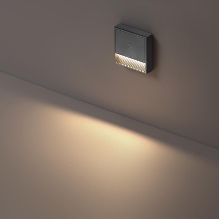 Бра NOVOTECH VESPERA, серый, LED, LED 0W, 3000K